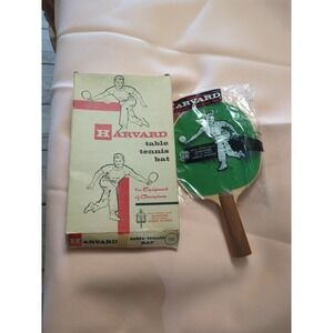 Vintage HARVARD TABLE TENNIS Bat original BOX New Open Box